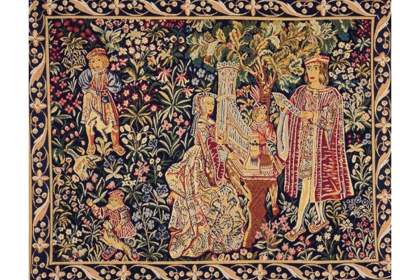 Gobelin tapisserie Dame à l'orgue Gobelin tapisserie Dame à l'orgue